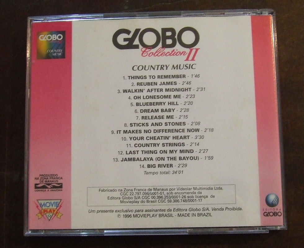 Miniatura: CD Globo Collecion II - Country Music