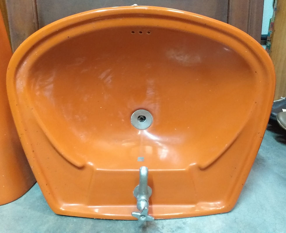 Miniatura: Conjunto de Louça para Banheiro – Anos 60