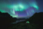 Northern lights in Senja, Norway.