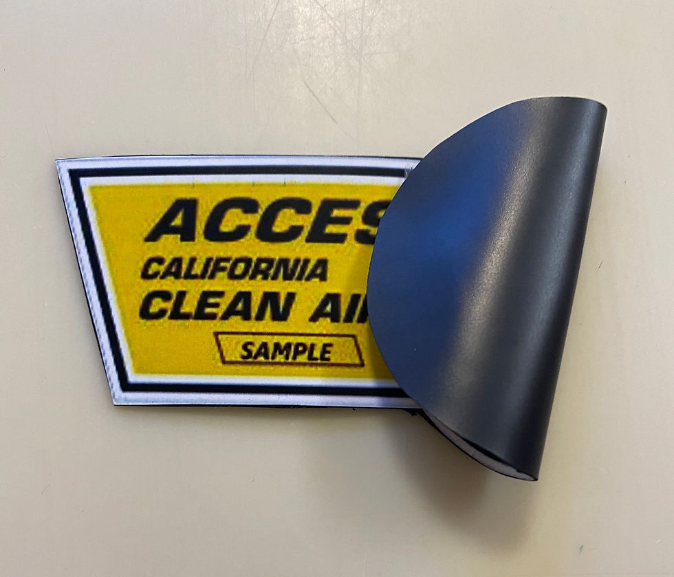 Purchase Now Slap Pass Removable Clean Air Vehicle Decal