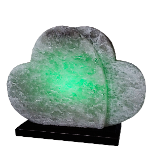 Миниатюра: Соляная лампа Биение сердей 3-4 кг из Белой соли Размеры h18*20*8см