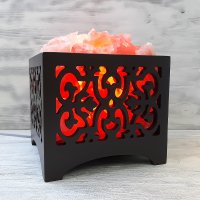 Миниатюра: Солевая лампа КАМИНЫ № 1, 2, 3 темные 4-5 кг Гималайская соль