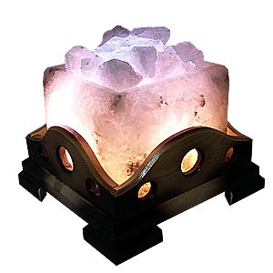 Миниатюра: Соляной КАМИН 10-14кг из Белой соли Размеры h35*18*18см