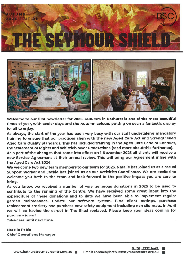 The Seymour Shield - Autumn Edition 2026