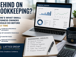 Behind on Bookkeeping? Here’s What Small Business Owners Should Do Before Tax Time