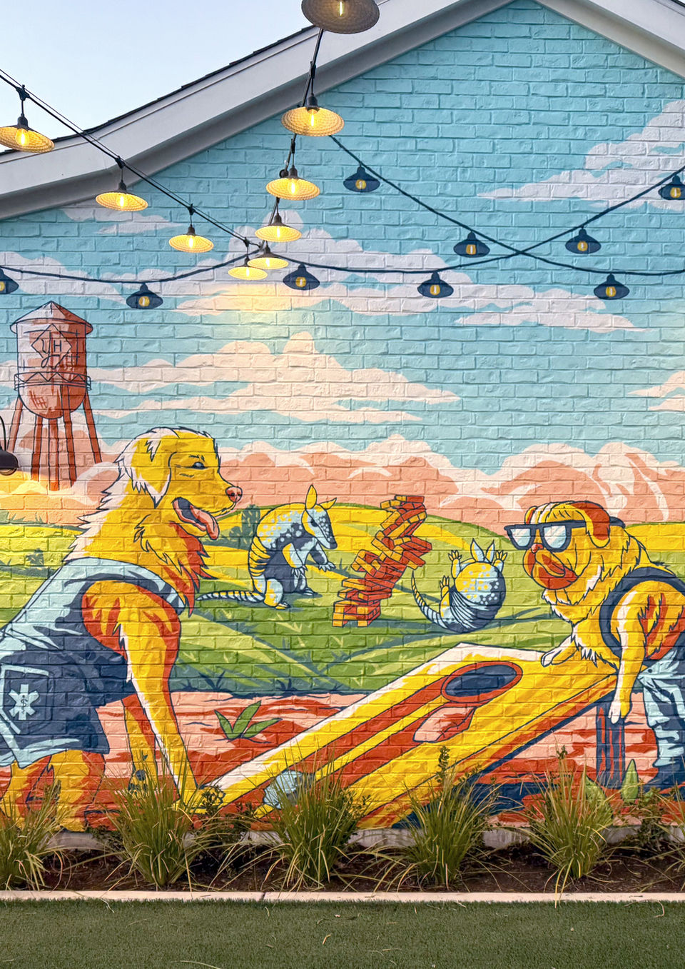 Apartment Recreational Center Mural for Yard Homes in Leander, Texas