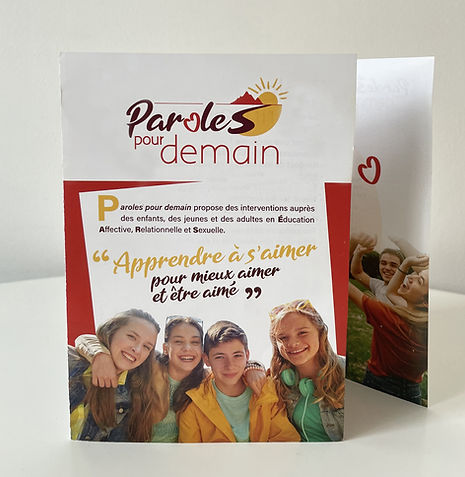 Flyer Paroles pour demain
