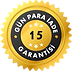 15 gün para iadesi