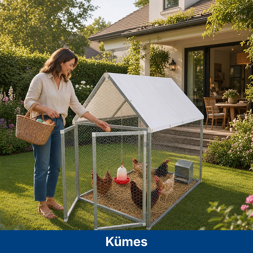 Küçük resim: Profimod® Galvaniz Profil 1.5 m² Modüler Mini Kümes İskeleti