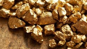 Natural yellow gold