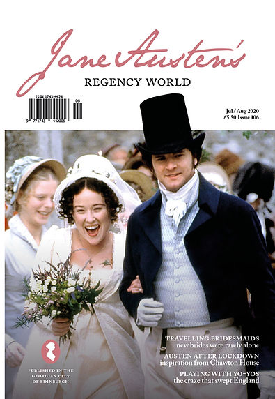Jane Austen's Regency World magazine July/August 2020 cover