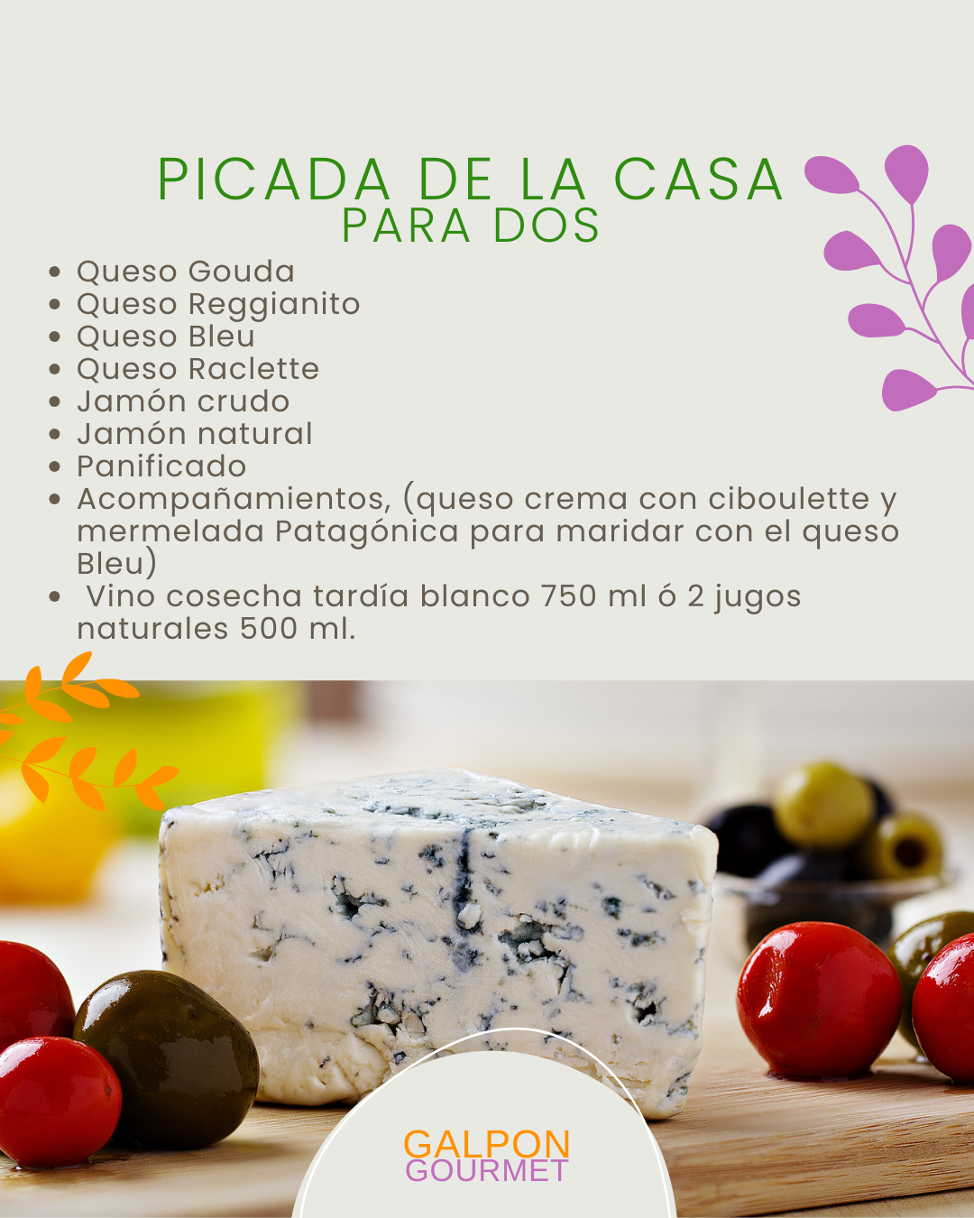 Picada de la casa para 2