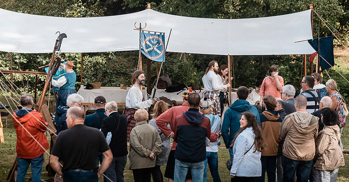 Vie de campement écossais