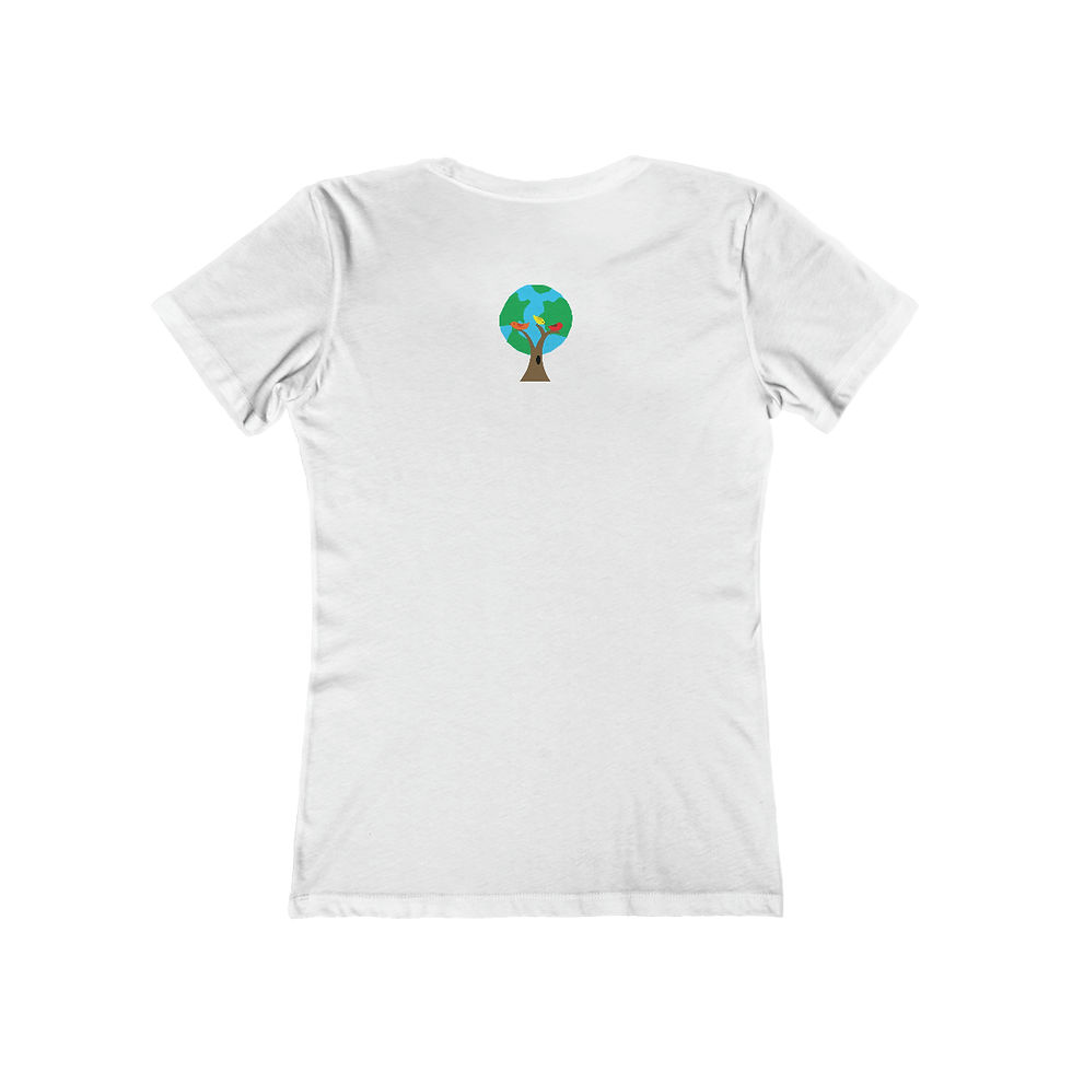 Thumbnail: Earthusiastic. Women's Cotton The Boyfriend Tee