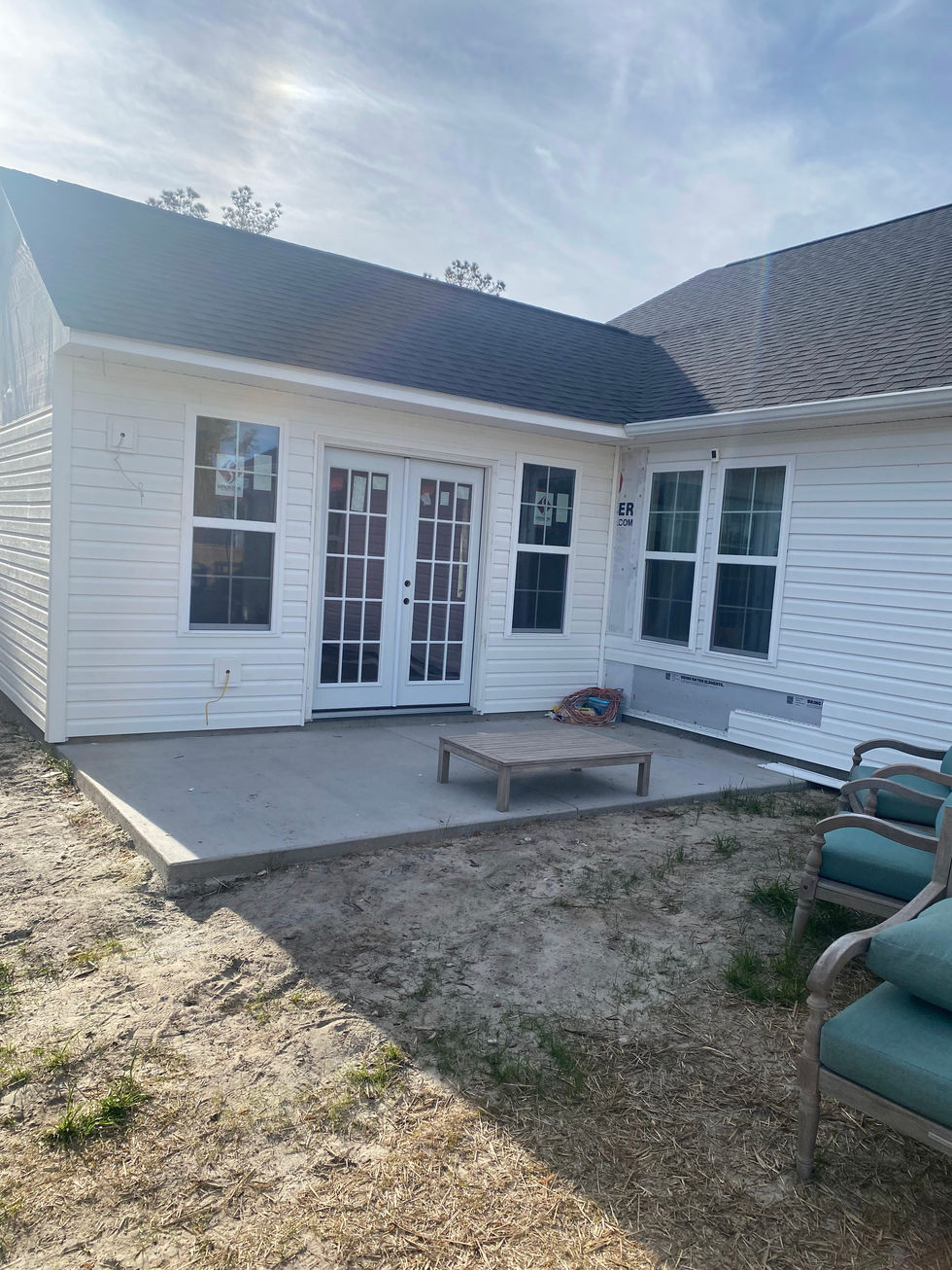 Addition Backyard Entrance