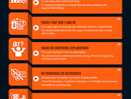 FOUNDATION REPAIR IN JACKSON, MS – RED FLAGS THAT MEAN YOU SHOULD GET A SECOND OPINION [INFOGRAPHIC]