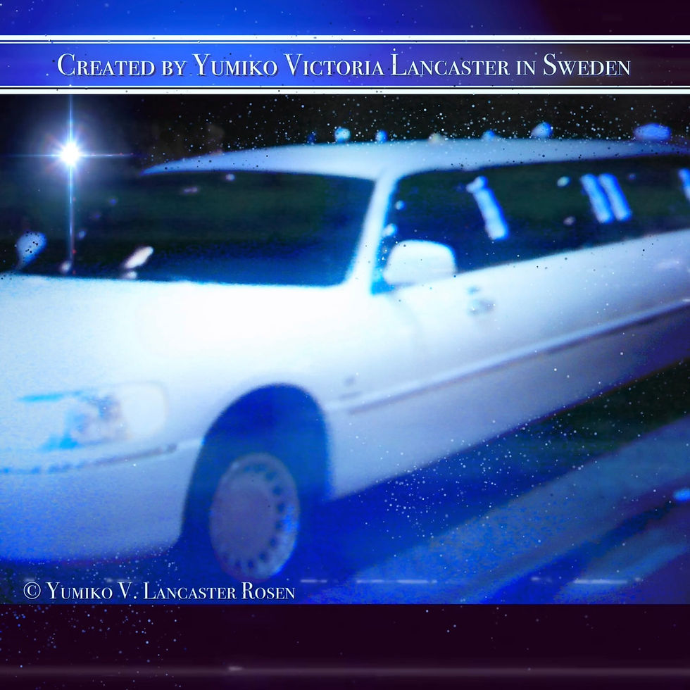 Long limousine with Jazz musicians