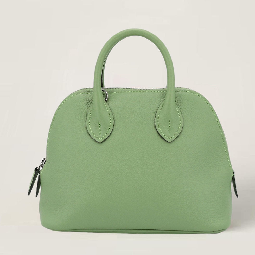 Mini Bolide 1923 Vert Criquet Evercolor Leather Handbag – Custom Hardware - ArvelleParis