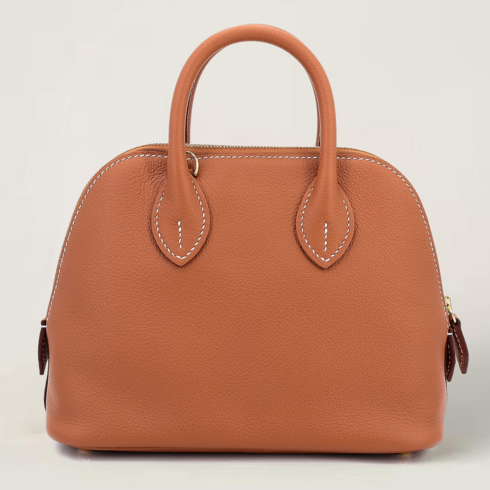 Thumbnail: Mini 1923 Gold Evercolor Leather Handbag – Gold Hardware - ArvelleParis