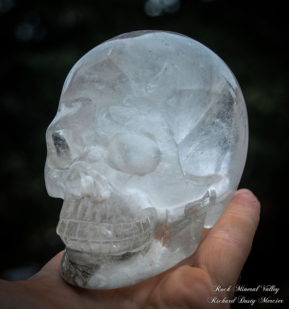 Miniature : Crane de Cristal en Quartz