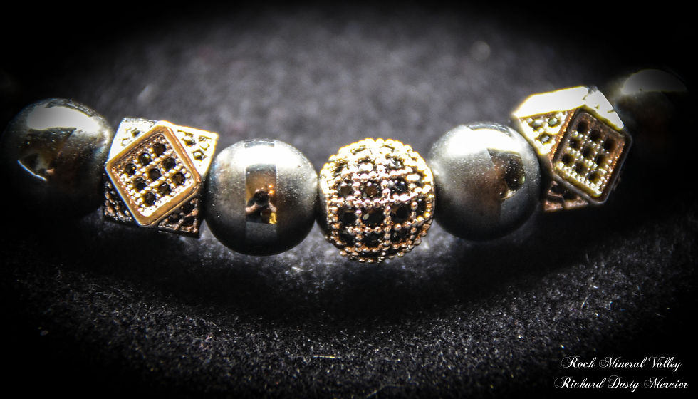 Miniature : Bracelet Hématite homme femme
