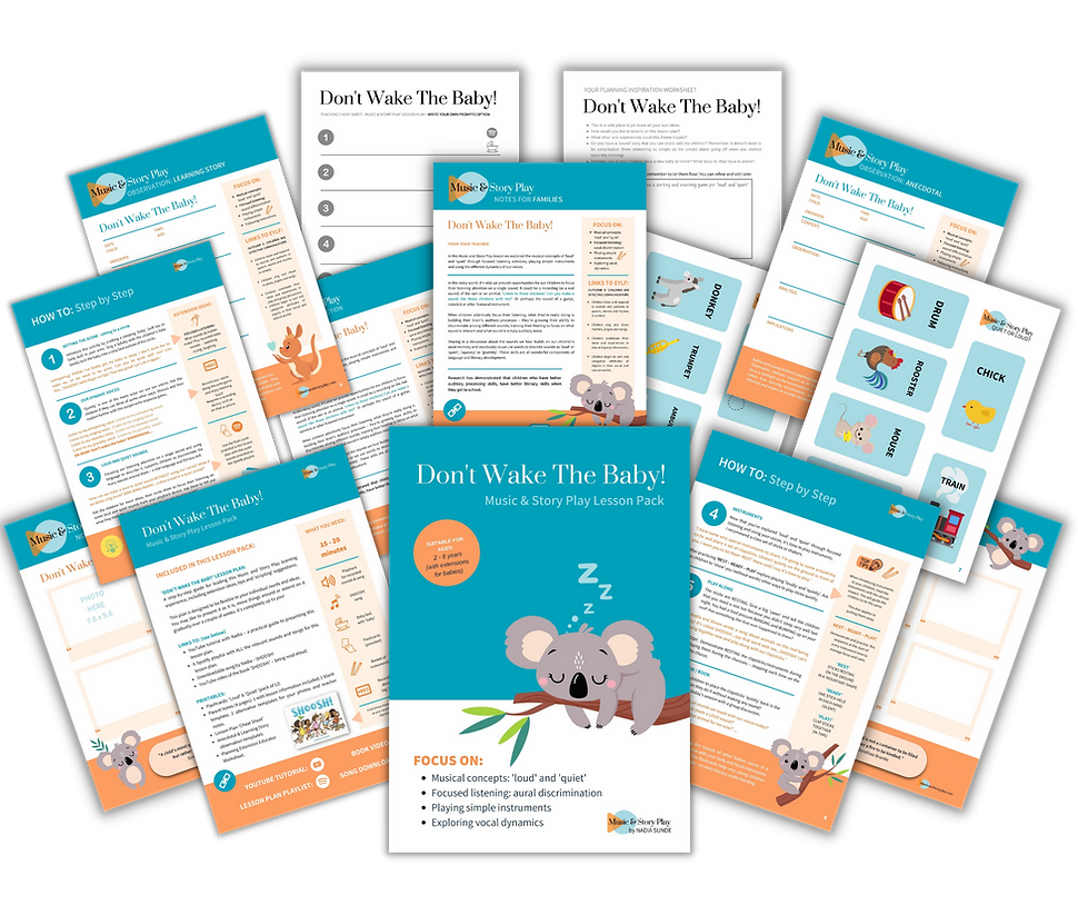 Don't Wake The Baby! Lesson Pack