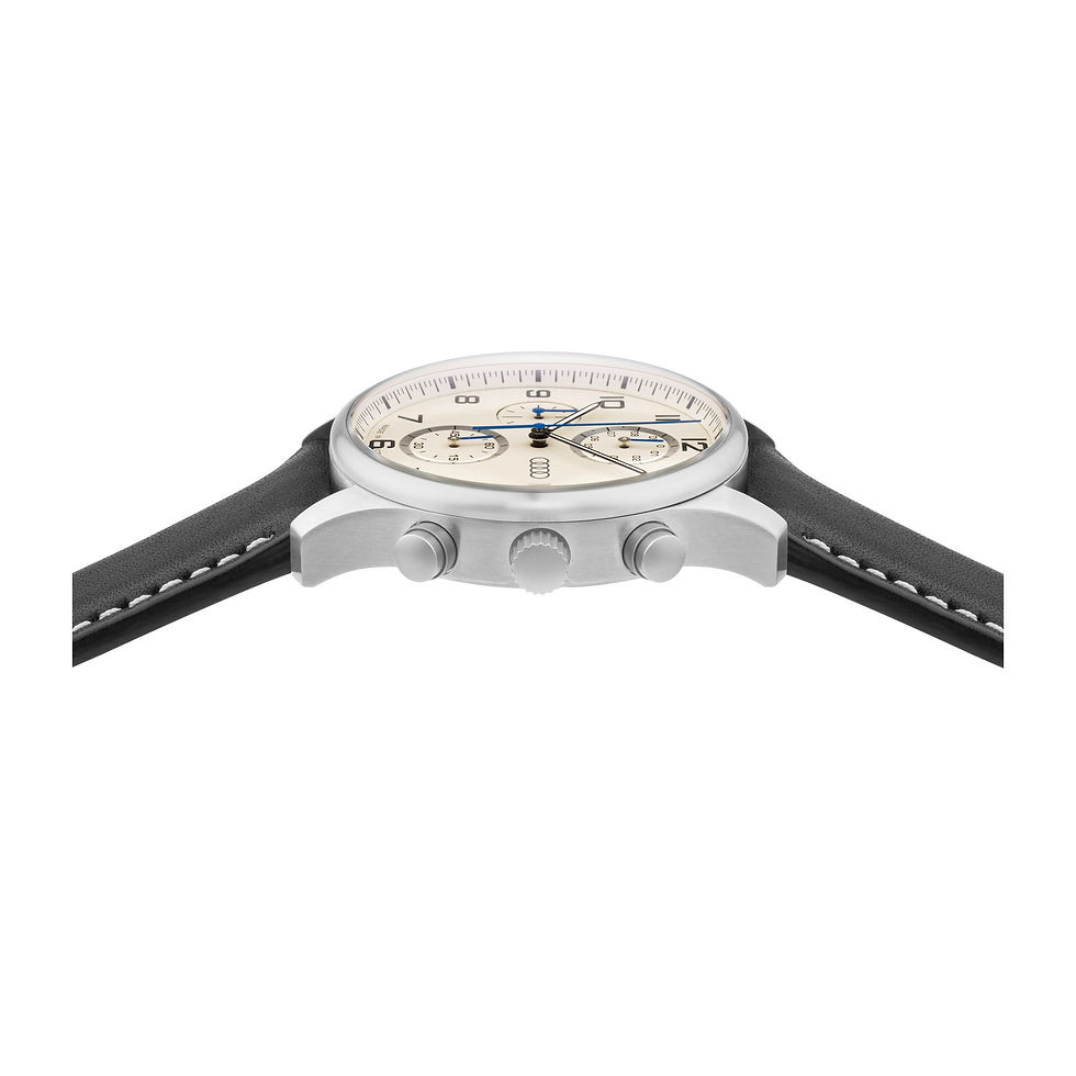 Thumbnail: Audi chronograph, men, silver/beige