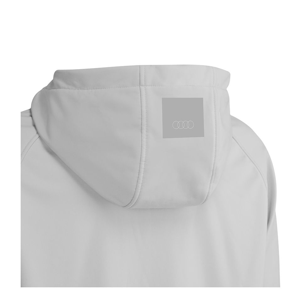 Thumbnail: Audi softshell hoodie, unisex, light grey