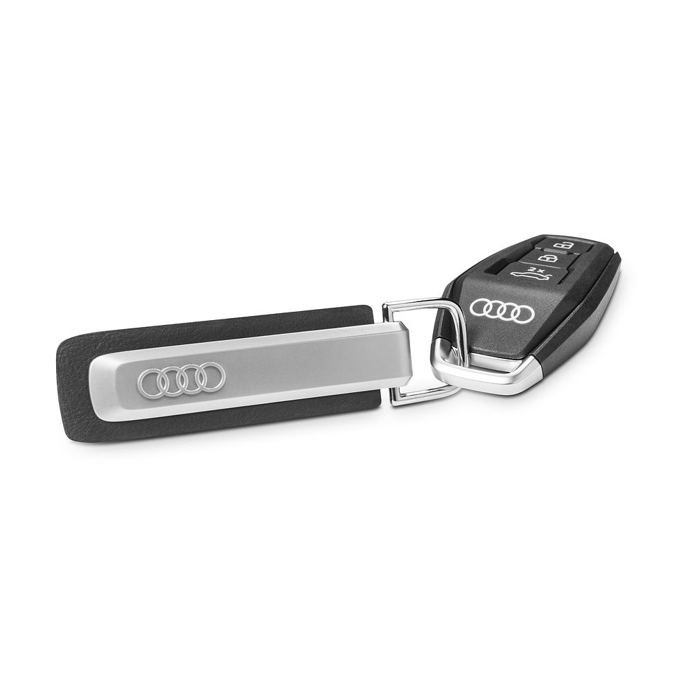 Thumbnail: Audi Key ring Q5, silver/black