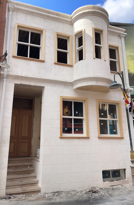 dış cephe doğal taş kaplama restorasyon