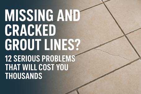 Disadvantages of having missing and cracked grout lines in your home