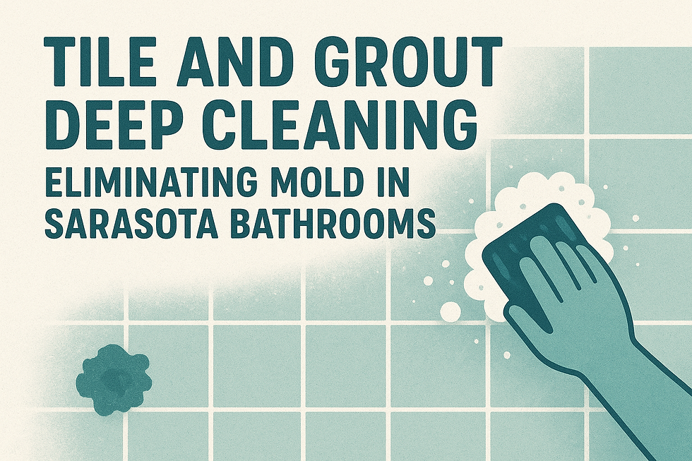 Tile and Grout Deep Cleaning: Eliminating Mold in Sarasota Bathrooms and Fighting Humidity