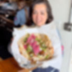 Naanwich lunch special from ADYA Fresh Indian Flavors at Anaheim Packing House