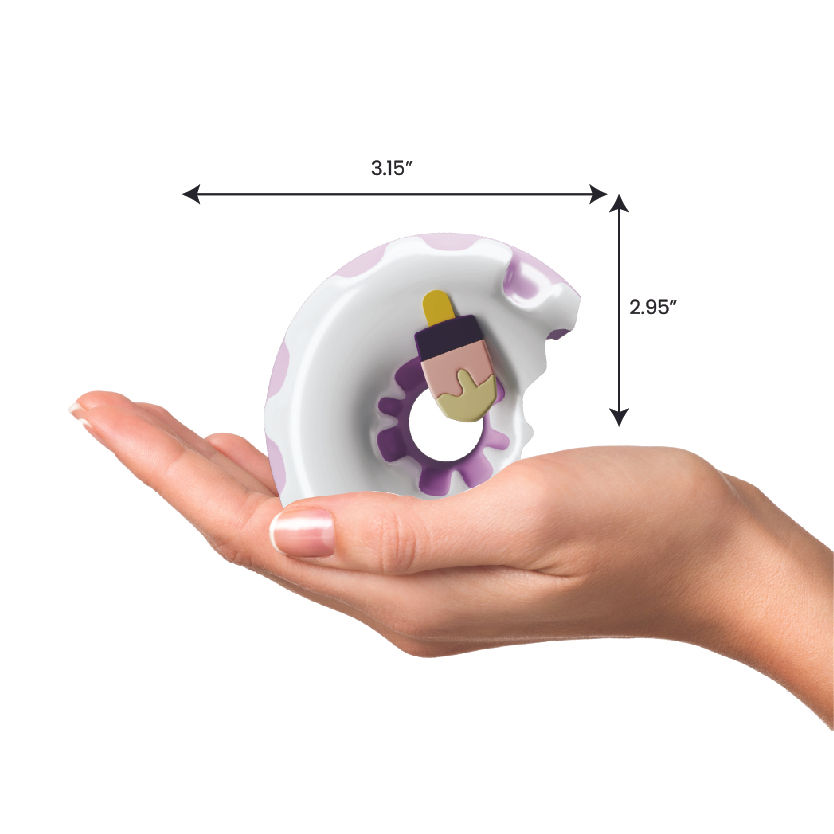 Donut Squishy on hand