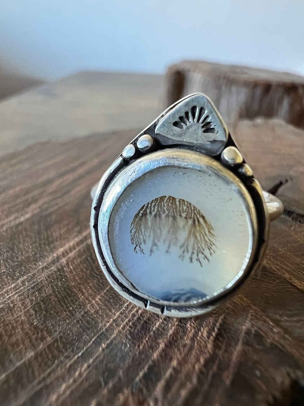 Thumbnail: Dendritic Agate Ring 