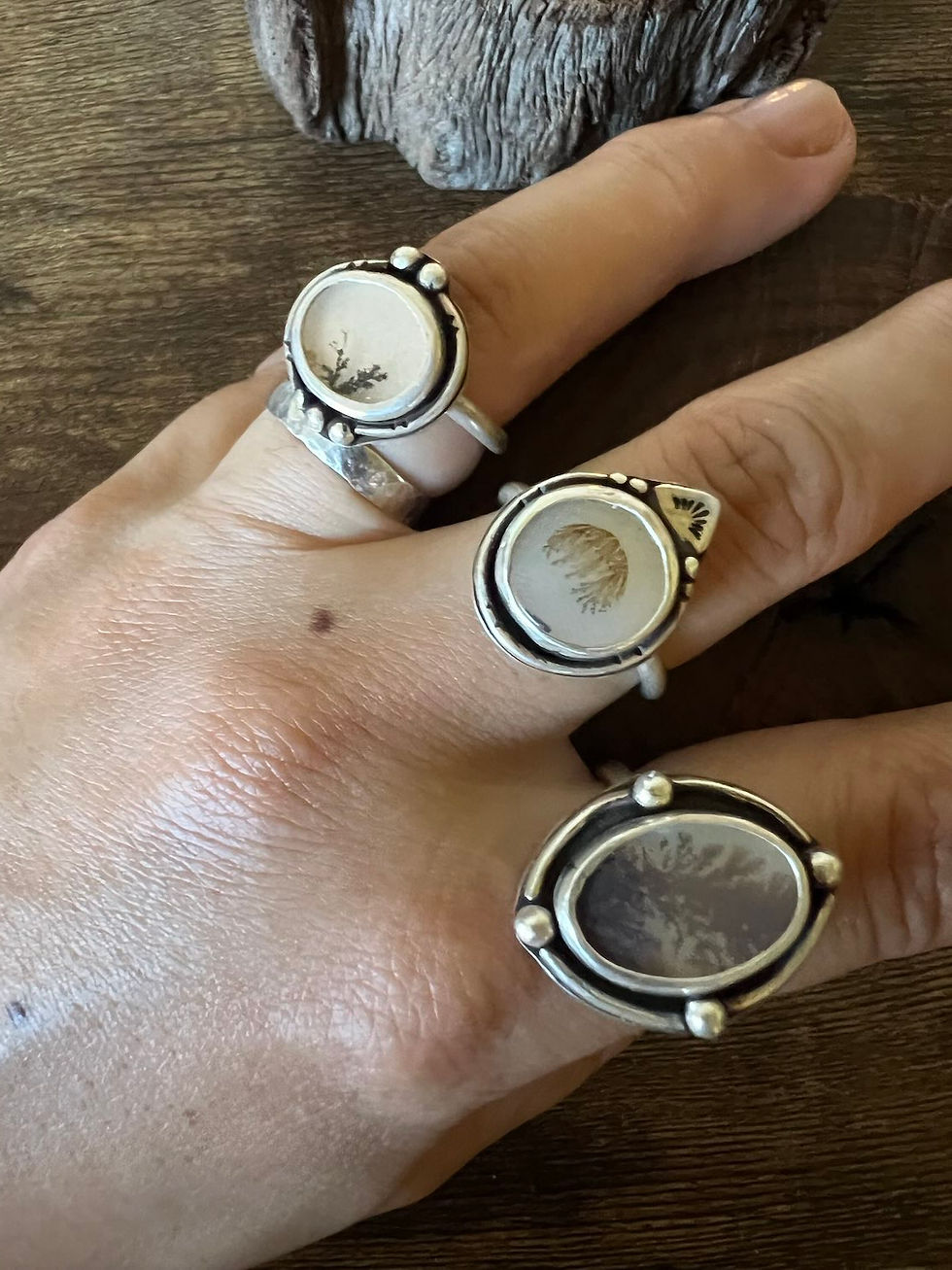 Thumbnail: Dendritic Agate Ring 