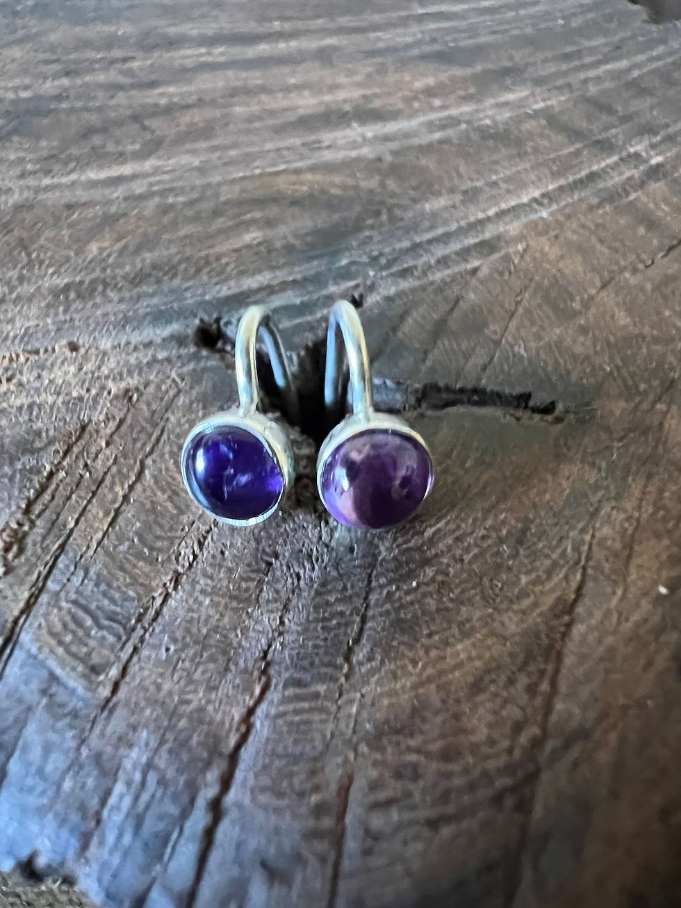 Thumbnail: Minimalist Earrings with Opal/Turquoise/Amethyst