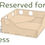 Thumbnail: RESERVED for JESS - ** CUSTOM ** Large Slot Together Sandbox