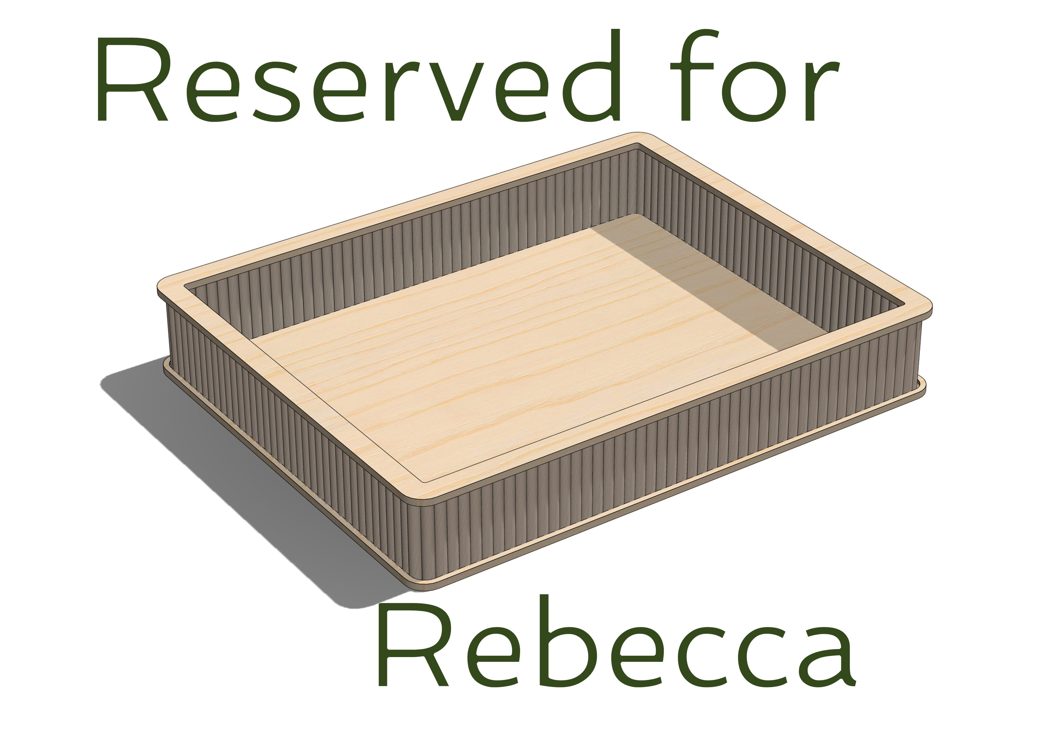 RESERVED FOR REBECCA  - ** Custom ** Hamster Dowel Sandbox 50cm x 40cm