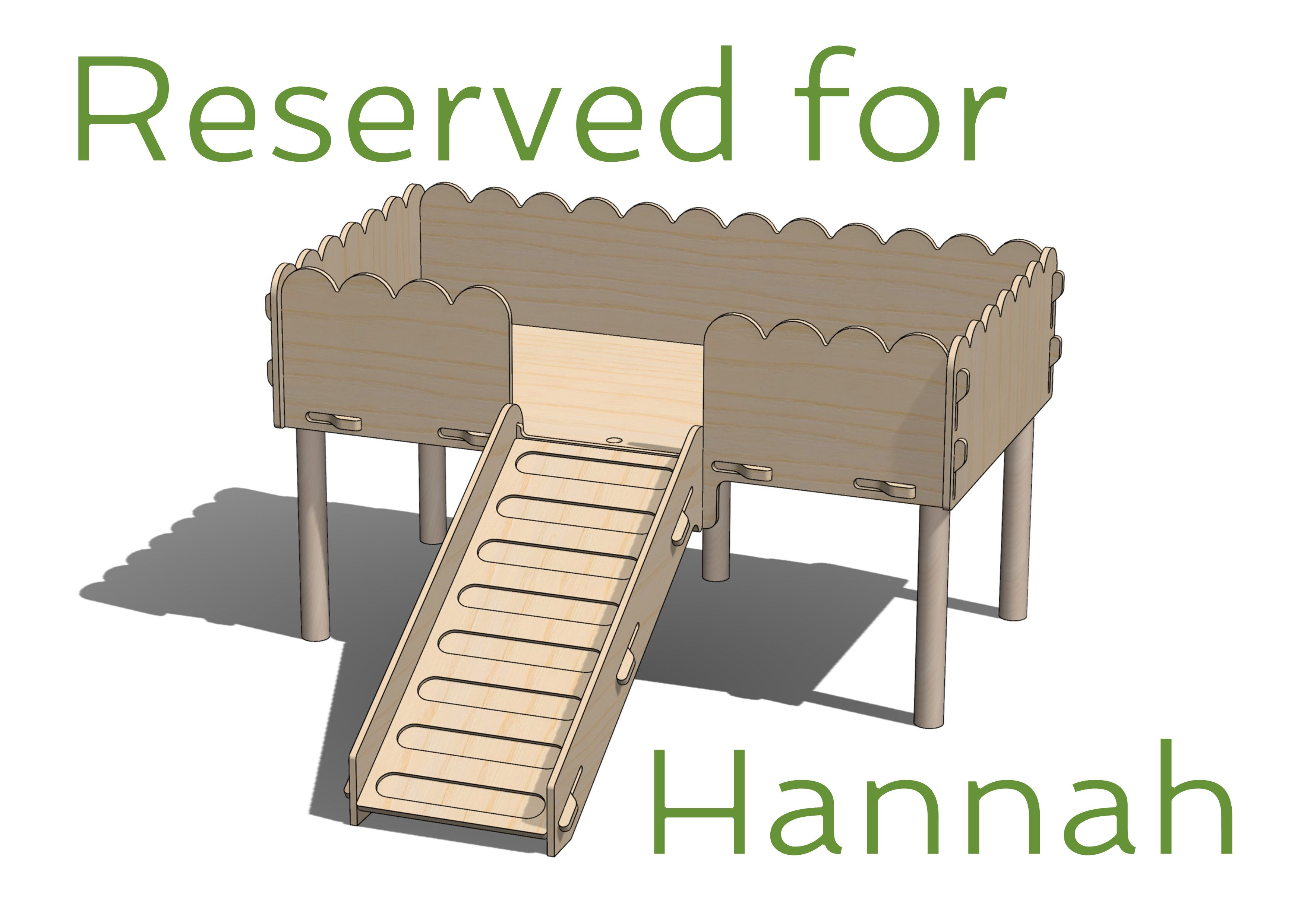 RESERVED for HANNAH - CUSTOM Guinea Pig Hammock Stand