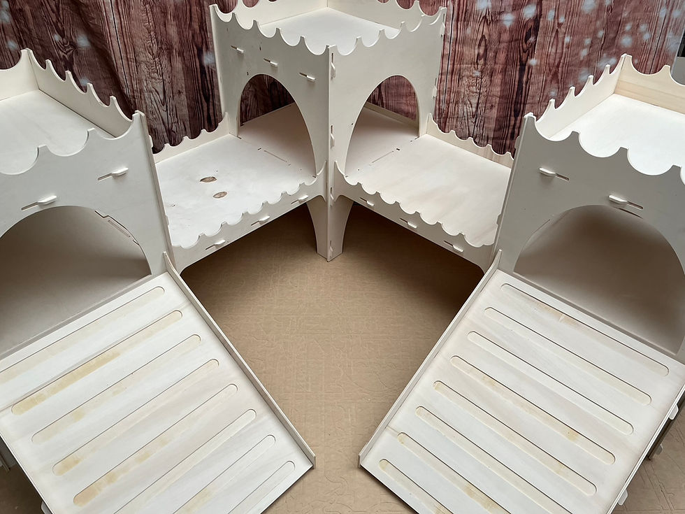 Thumbnail: GIANT RABBIT CASTLE - Slot Together Modular Wooden Kit