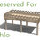 Thumbnail: RESERVED for CHLO - Piggy Hammock Stand with Crown Detailing & Engraving