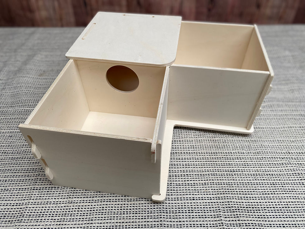 Thumbnail: Hamster Large Multi Chamber Dig Box - Slot Together & Formaldehyde Free