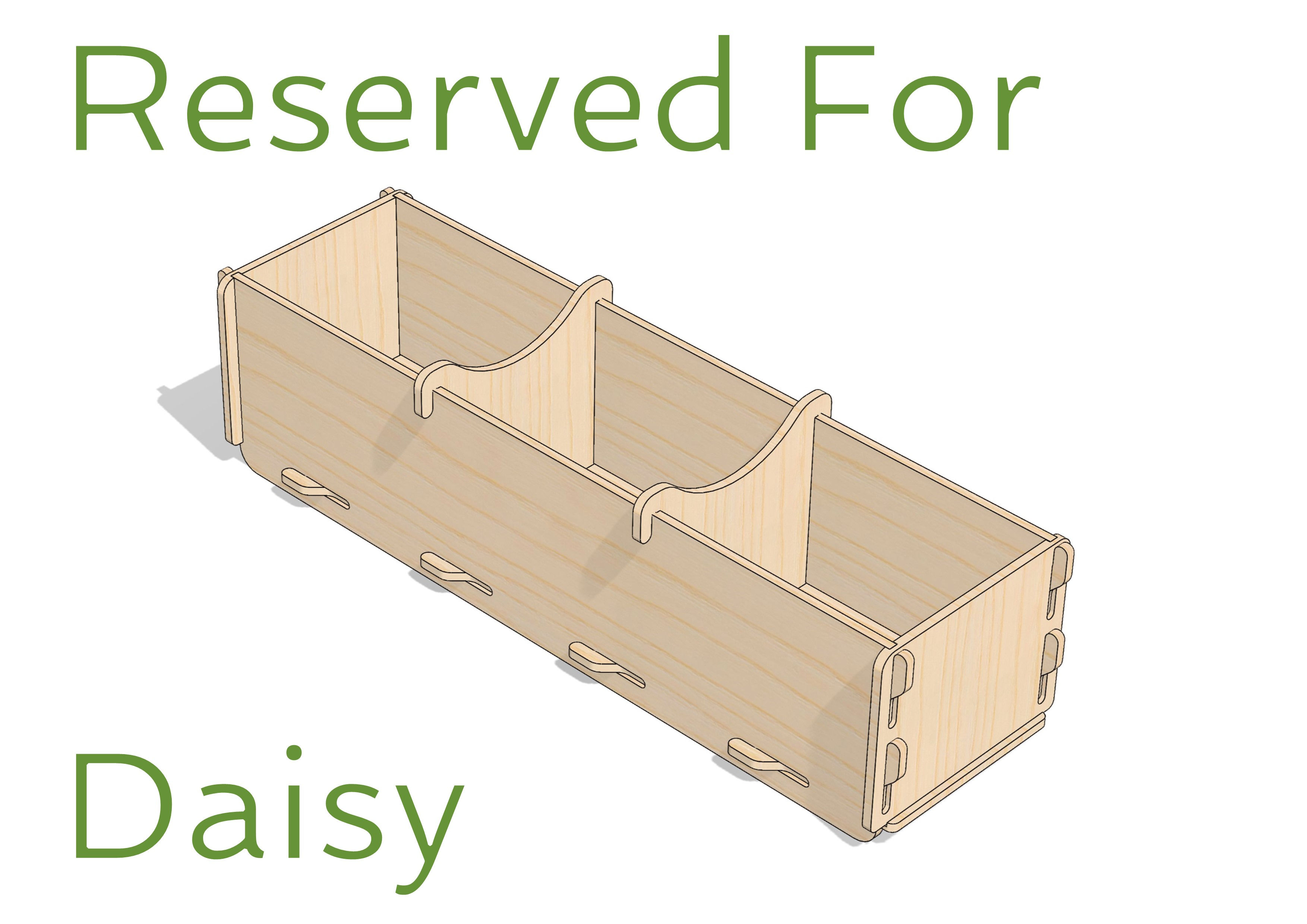 RESERVED for DAISY - ** CUSTOM ** Hamster In Line Multi Chamber Dig Box