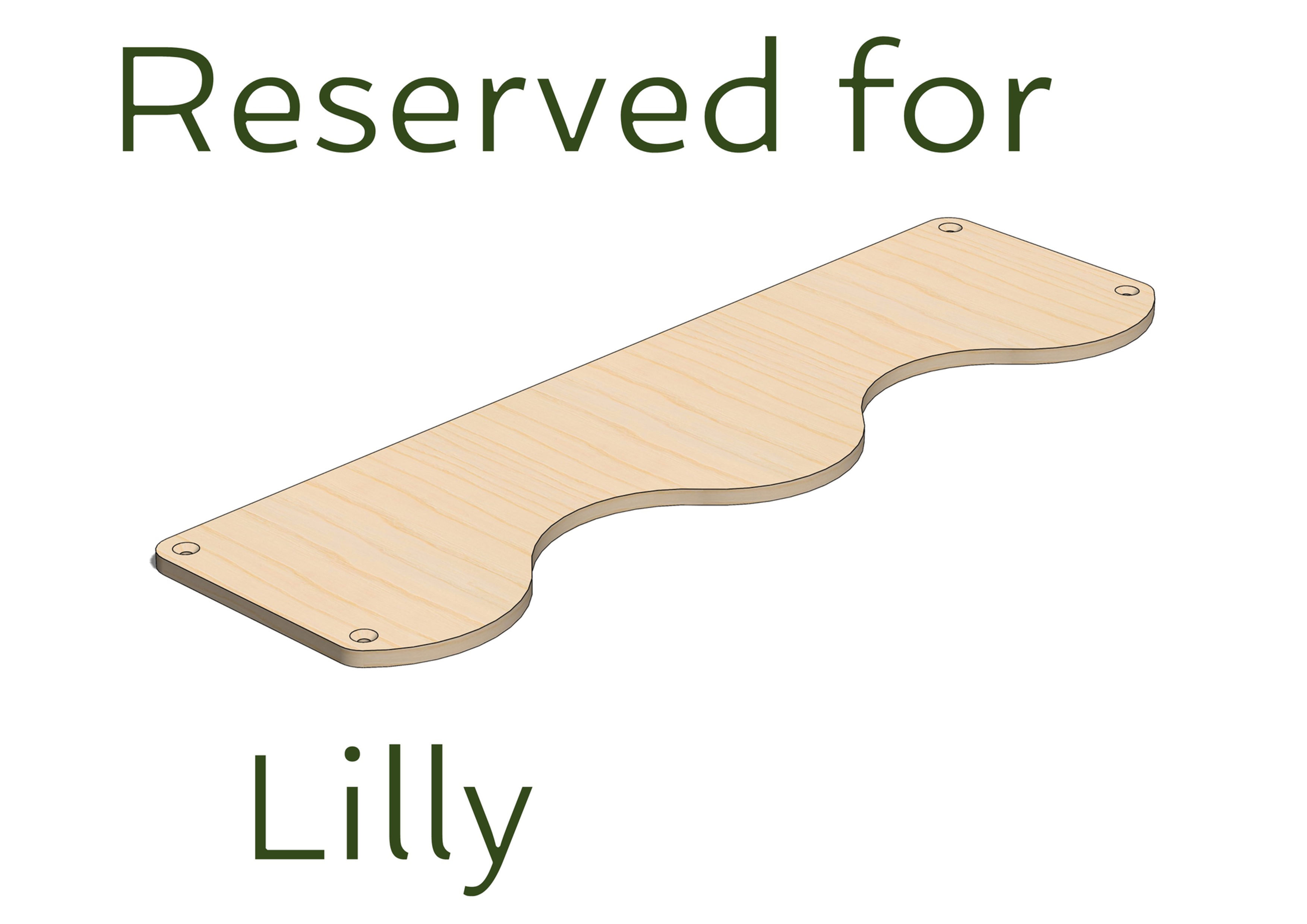 RESERVED for LILLY - ** CUSTOM ** Platform WITHOUT Legs
