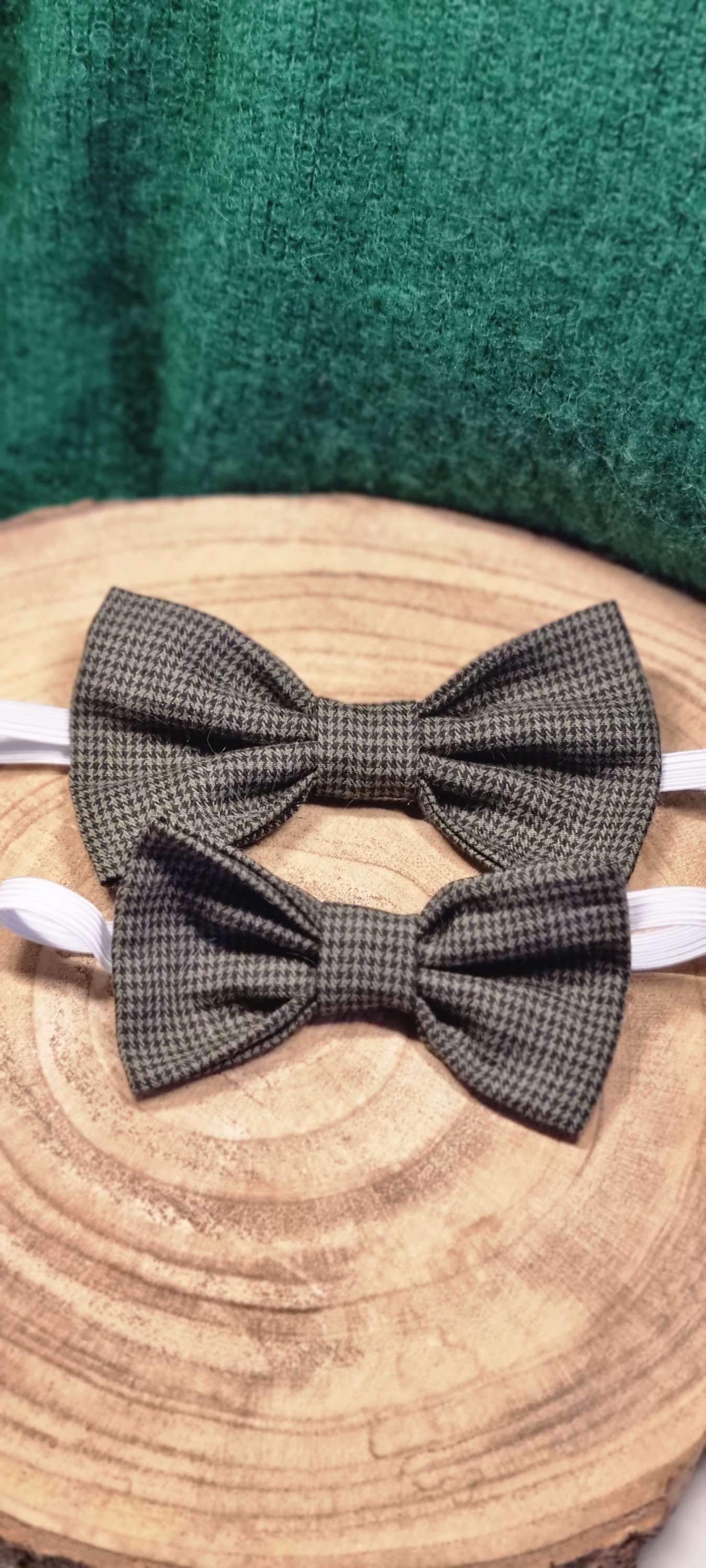 Noeud papillon pied de poule 