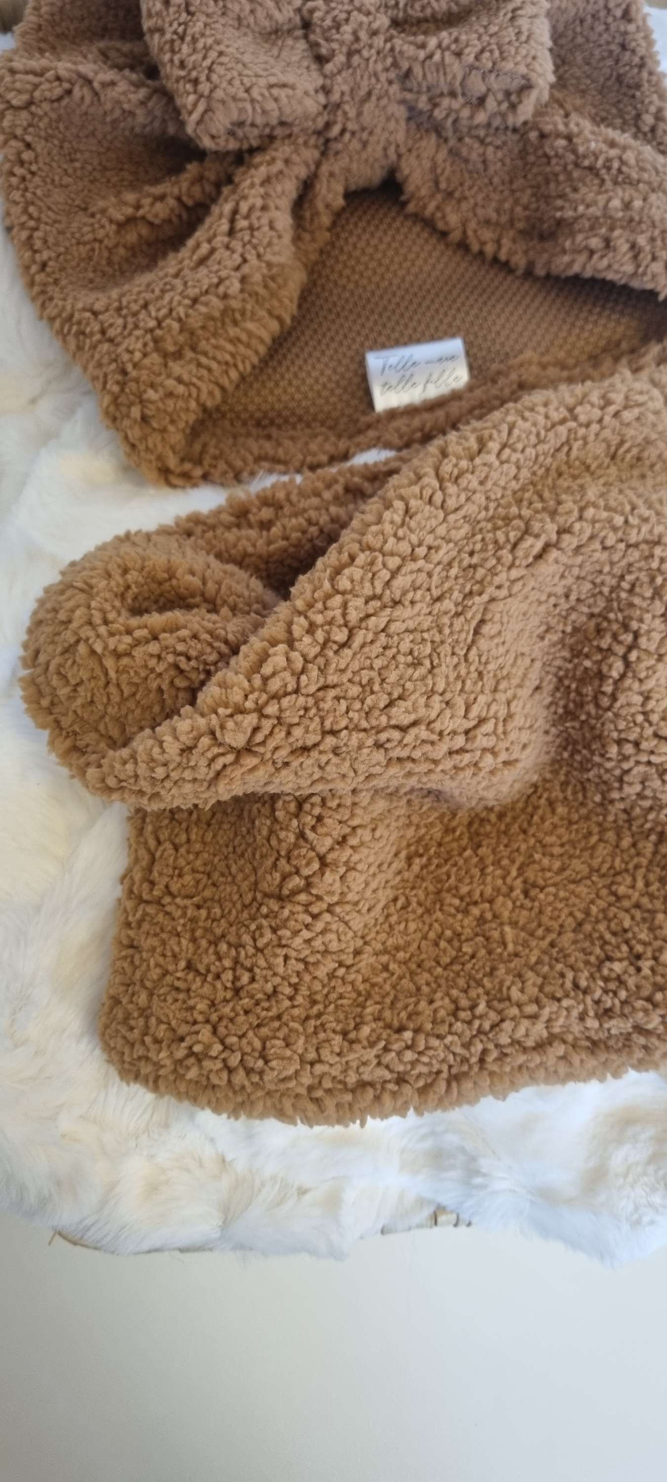 Tour de cou snood ourson enfant