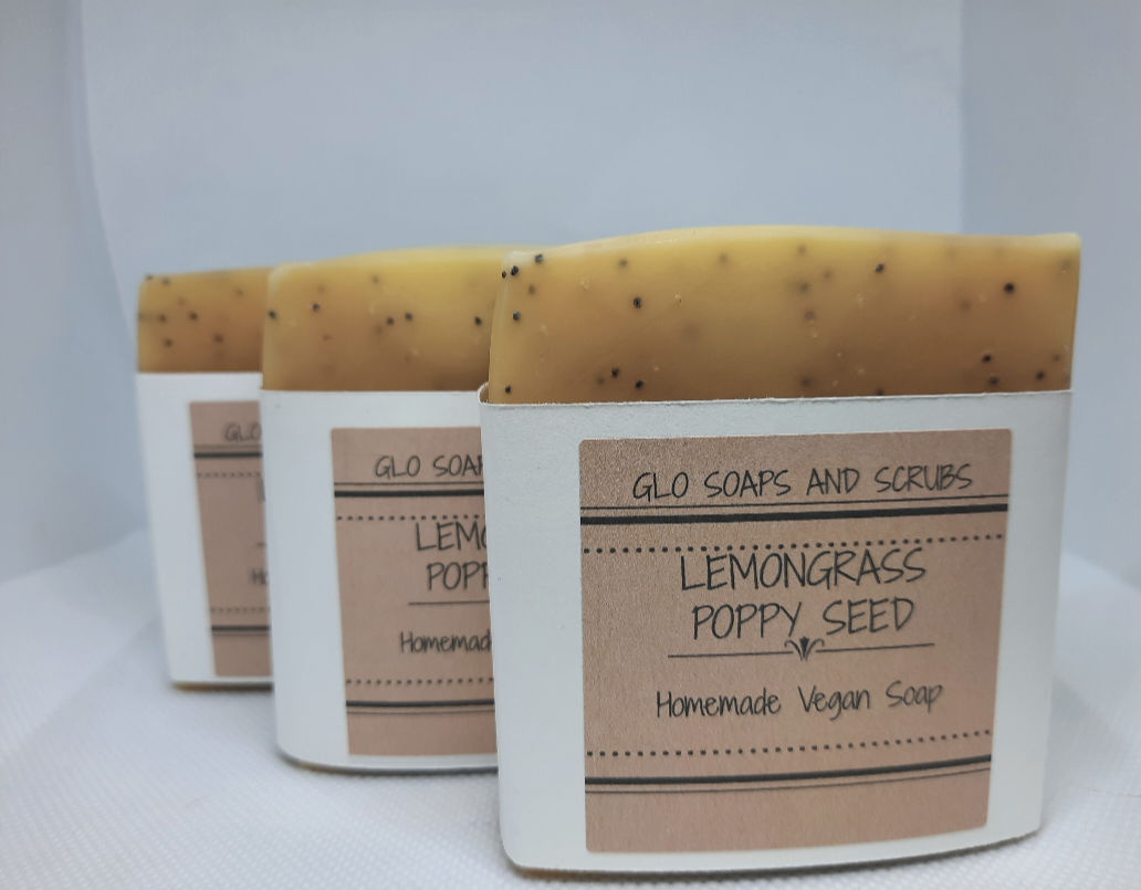Lemongrass Poppyseed Vegan Soap
