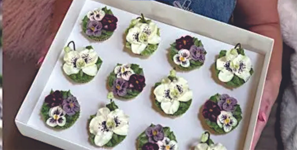 Thumbnail: Buttercream Orchid & Violet Masterclass - Saturday July 18  •  9am