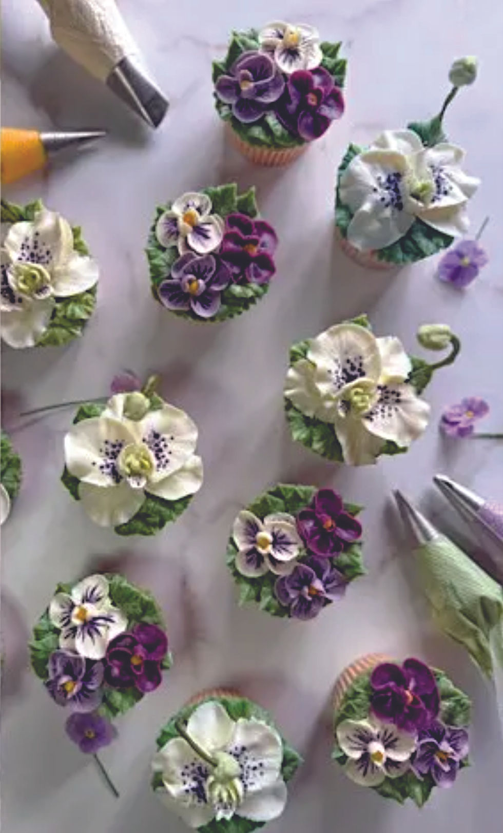 Thumbnail: Buttercream Orchid & Violet Masterclass - Saturday July 18  •  9am